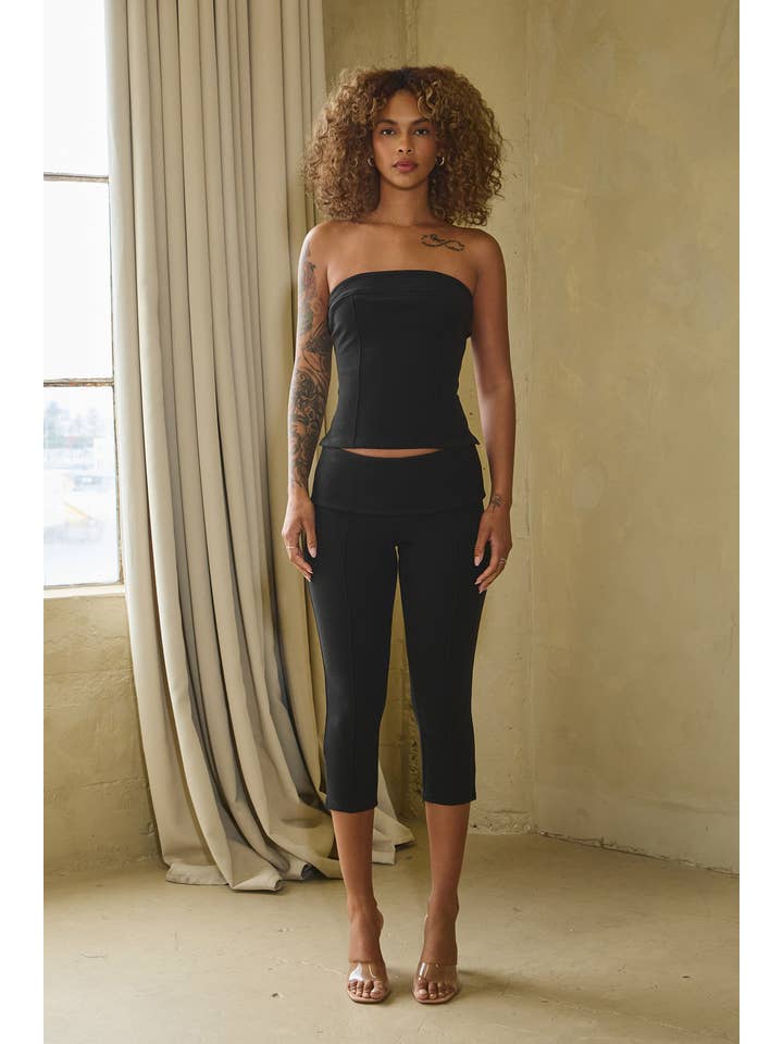 Tube Top Capri Set