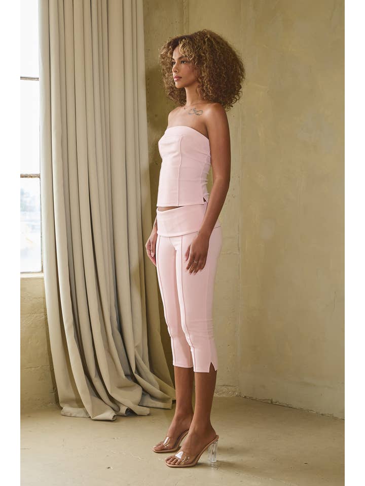 Tube Top Capri Set