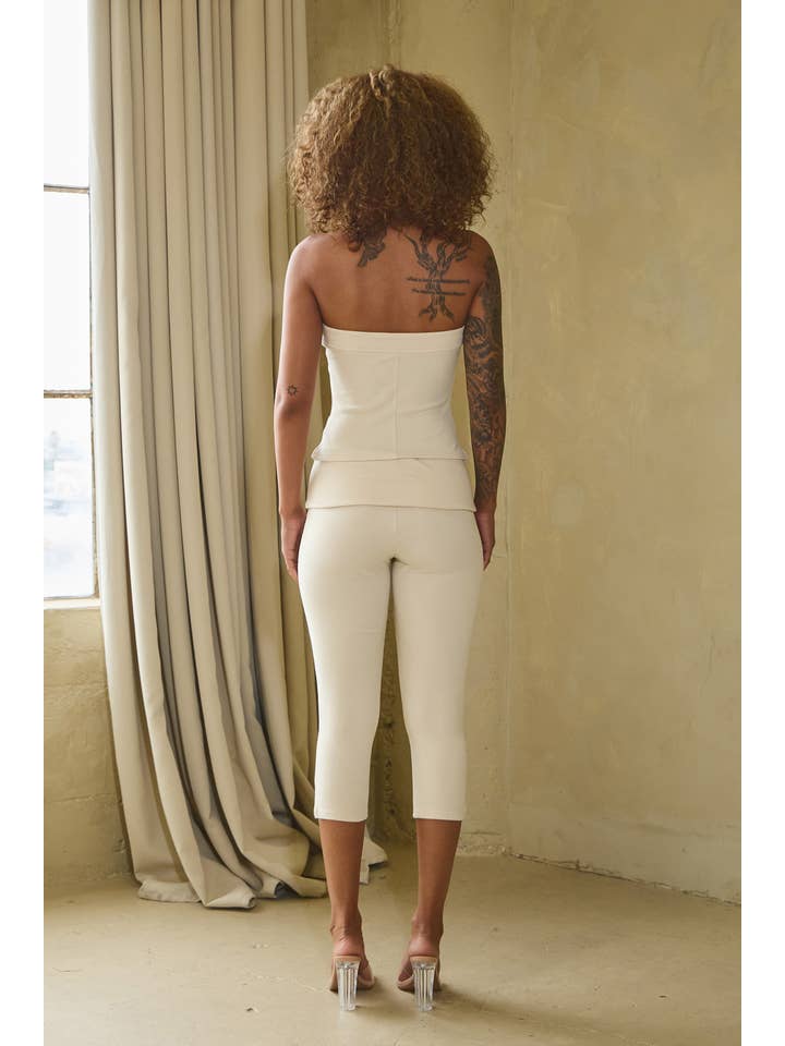 Tube Top Capri Set