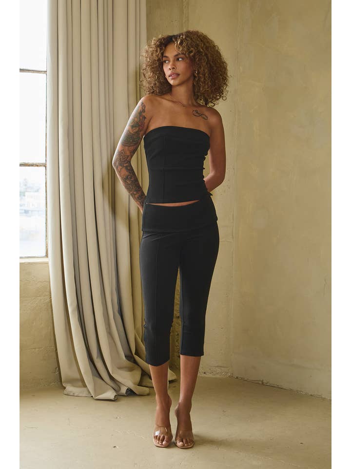 Tube Top Capri Set