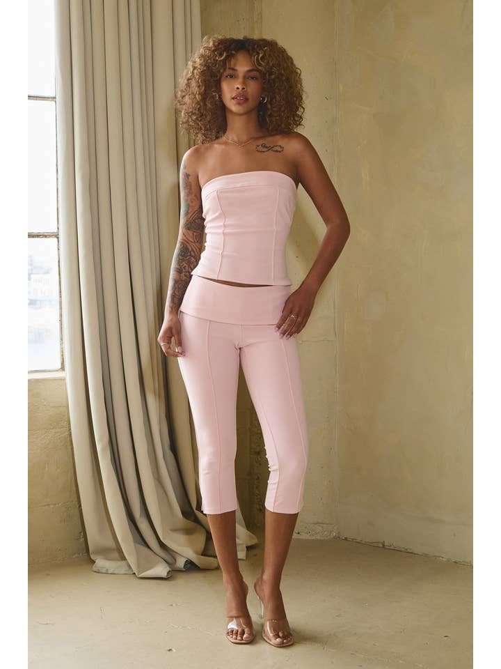Tube Top Capri Set