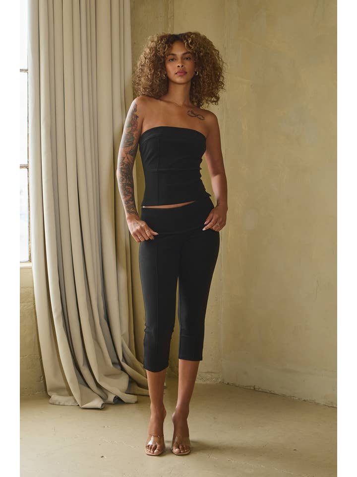 Tube Top Capri Set