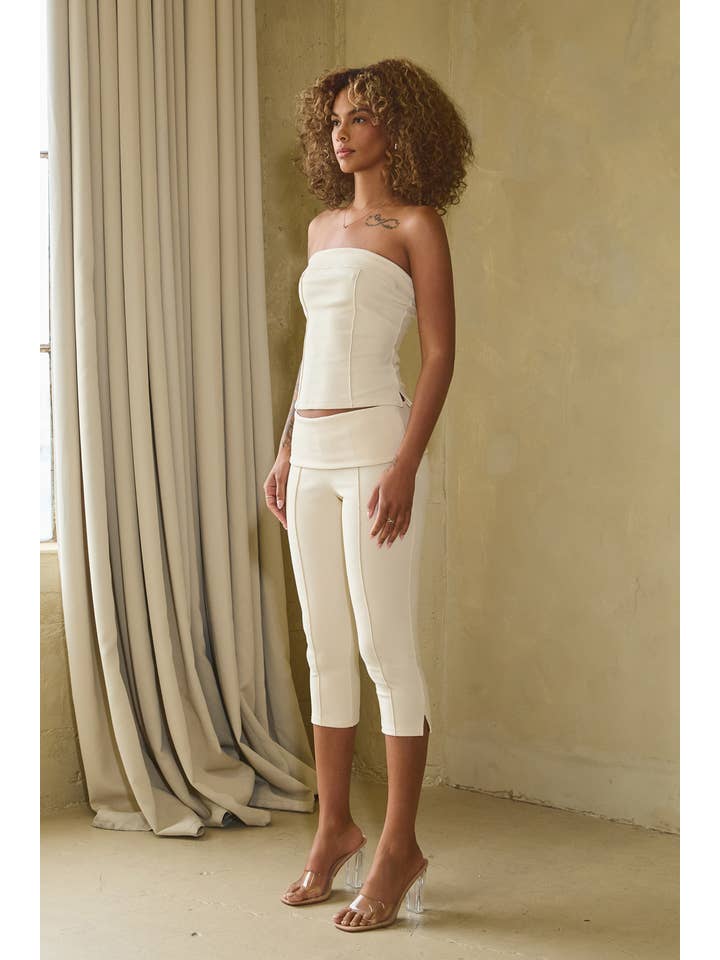 Tube Top Capri Set