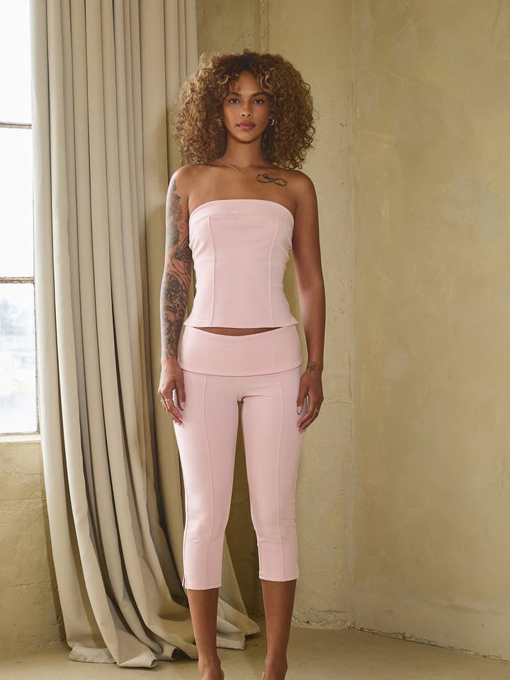 Tube Top Capri Set