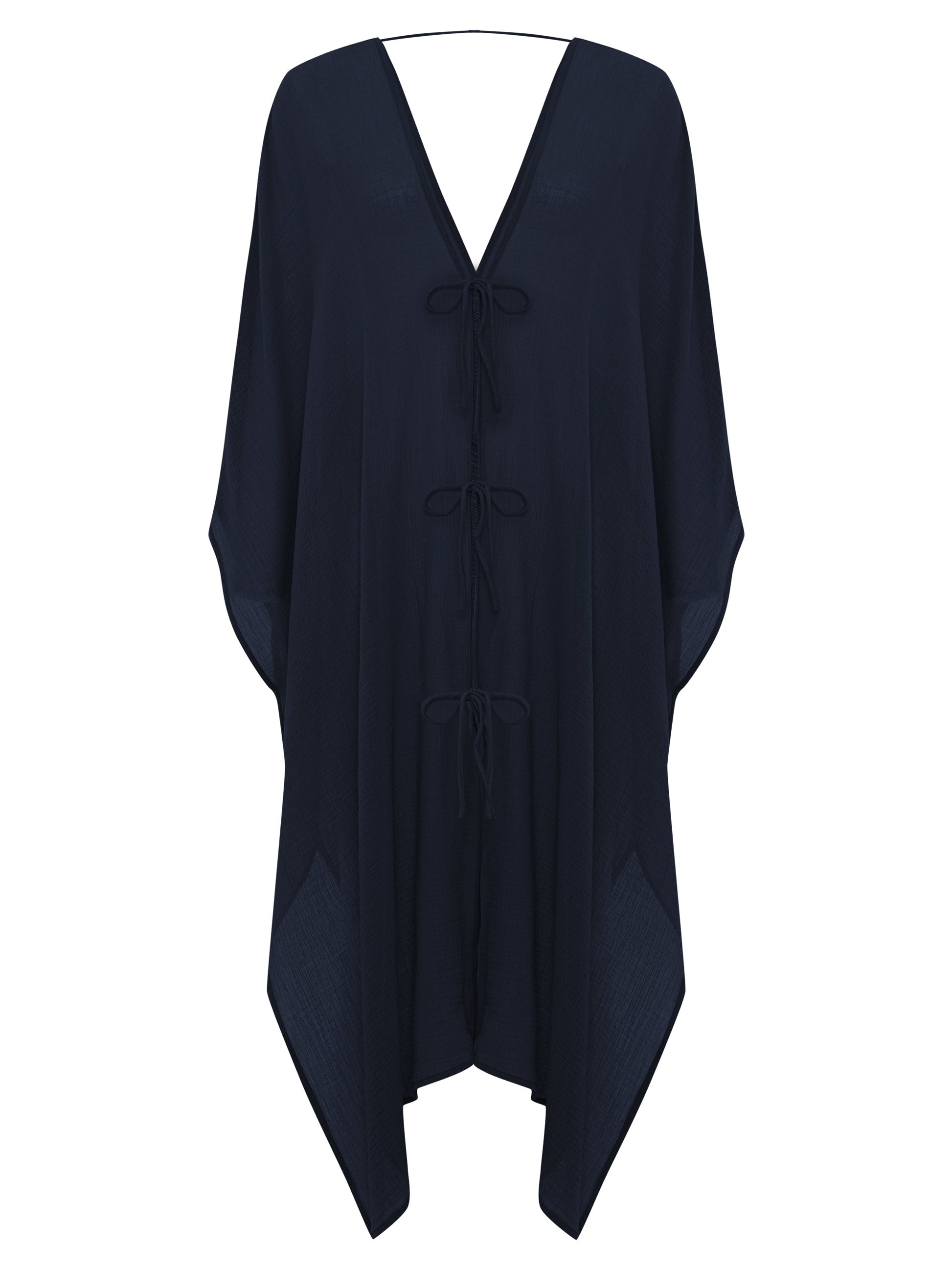 Bodrum Ties Kaftan - Navy