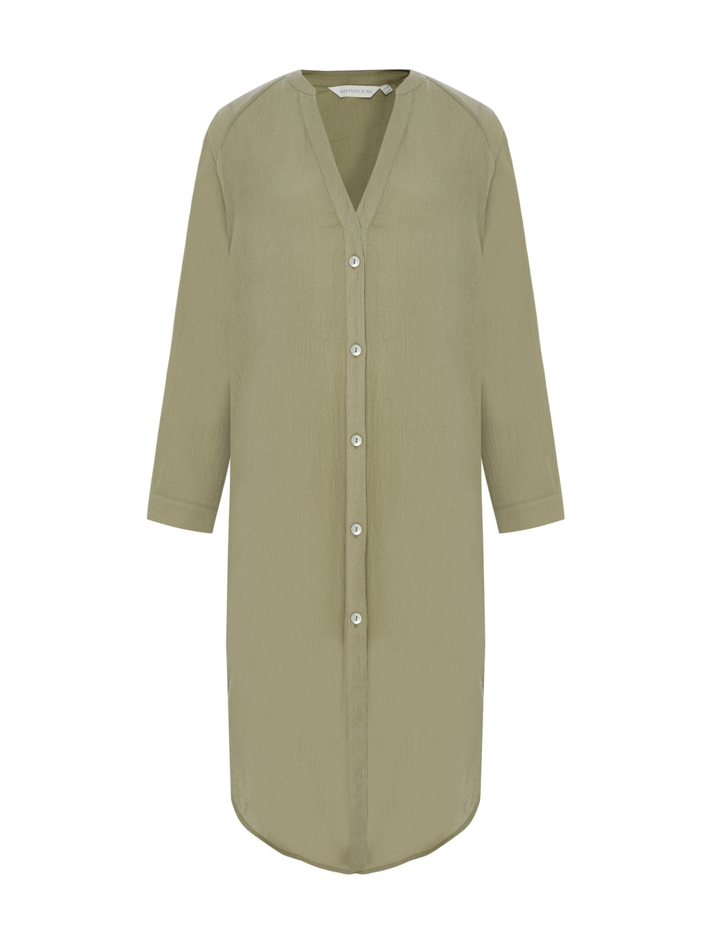 Terra Shirt Dress - Khaki Green