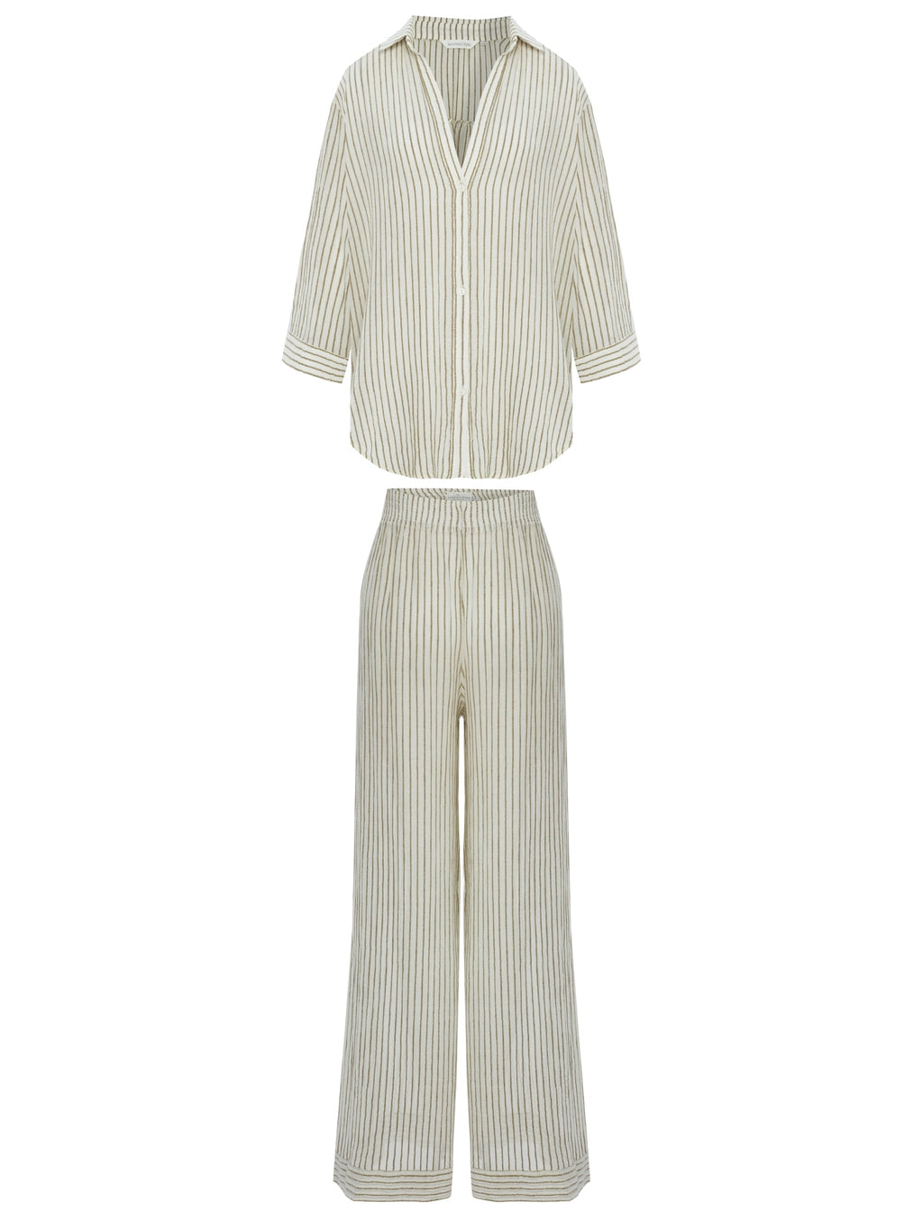 Voyage Set - Khaki Green Stripes