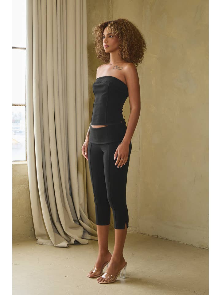Tube Top Capri Set