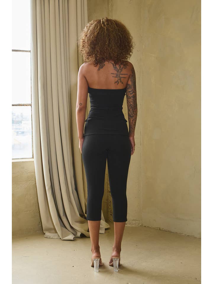Tube Top Capri Set