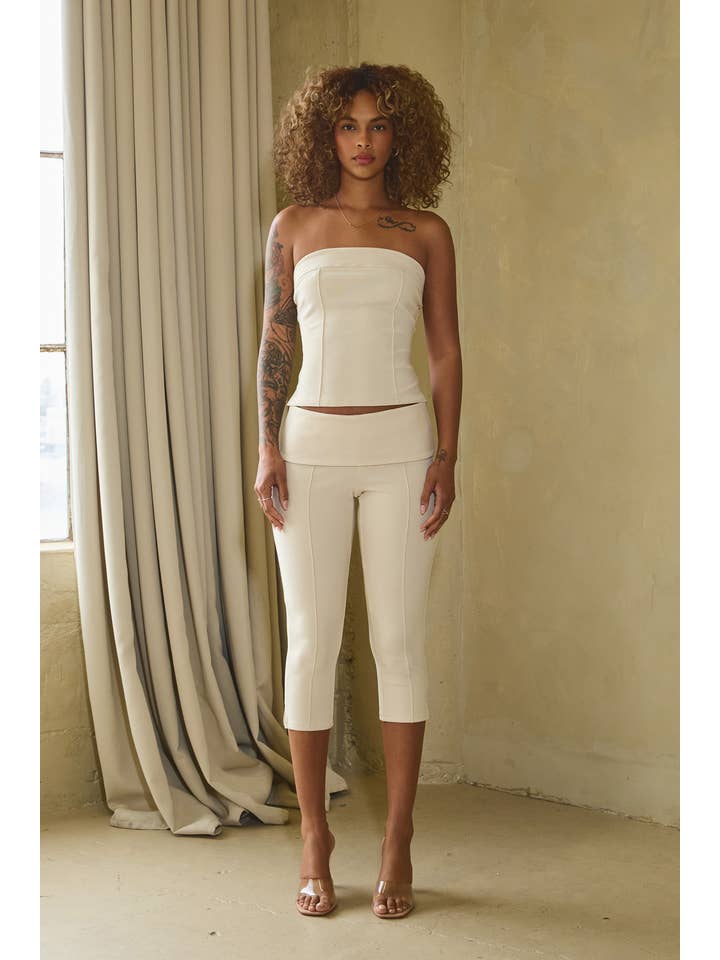 Tube Top Capri Set
