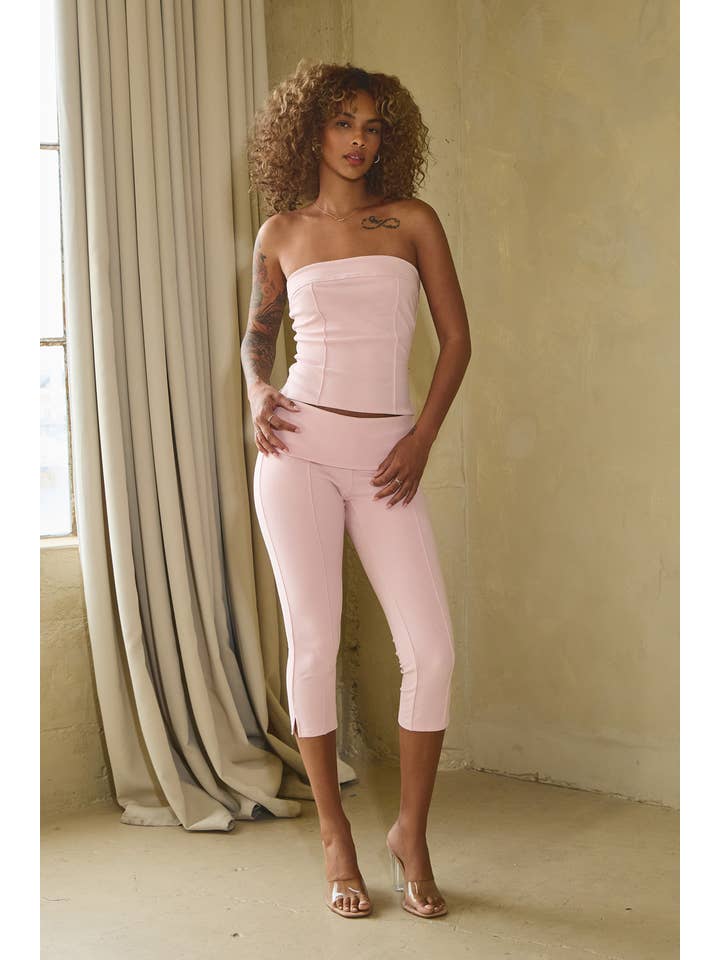 Tube Top Capri Set